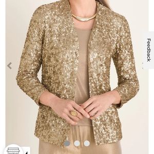 CHICO’S sequined jacket